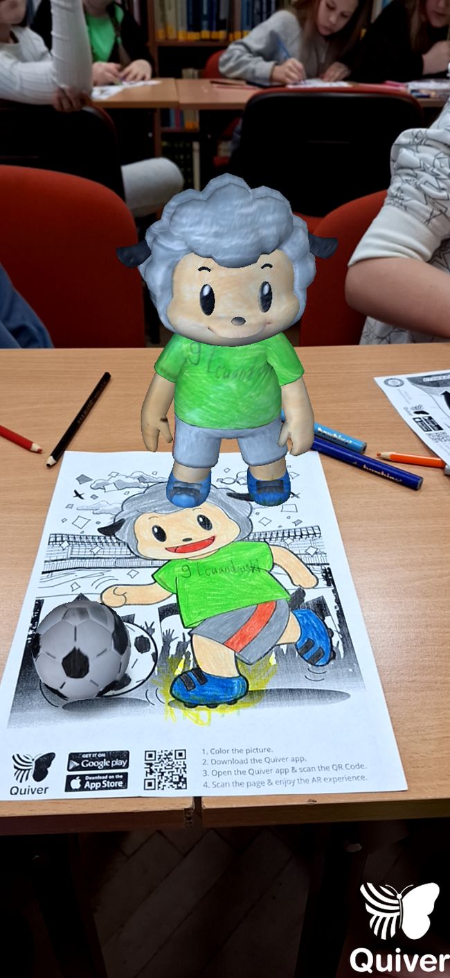 uczniowie w trakcie zajęć