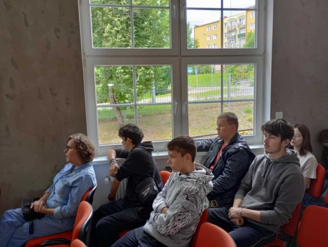 na zdjęciu i uczestnik spotkania
