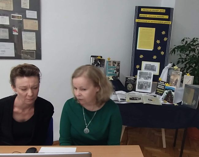 Prowadzące spotkanie, nauczyciele bibliotekarze Biblioteki Pedagogicznej w Zamościu Filii w Tomaszowie Lubelskim