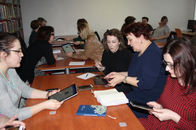 Na zdjęciu uczestnicy warsztatów