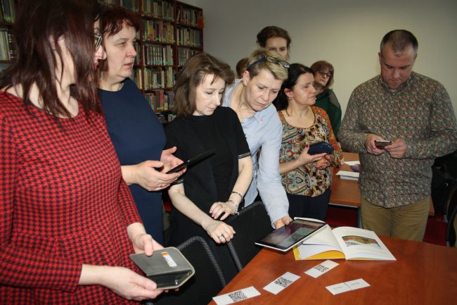 Na zdjęciu uczestnicy warsztatów