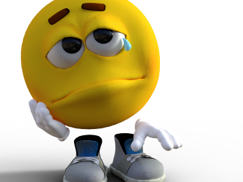 Smutny emotikon