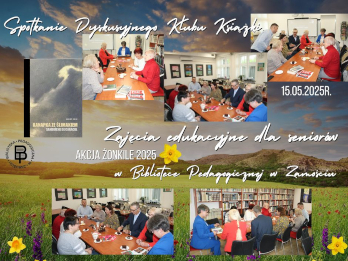 Kwiecień i maj to szczególny czas, w którym wspólnie upamiętniamy 82. rocznicę powstania w getcie warszawskim. Z tej okazji Biblioteka Pedagogiczna w Zamościu po raz kolejny wzięła udział w akcji społeczno-edukacyjnej Żonkile 2025. W zajęciach brali udział seniorzy z Dyskusyjnego Klubu Książki.